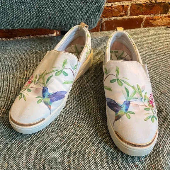 Ted Baker Hummingbird Floral Sneakers - Picture 1 of 10